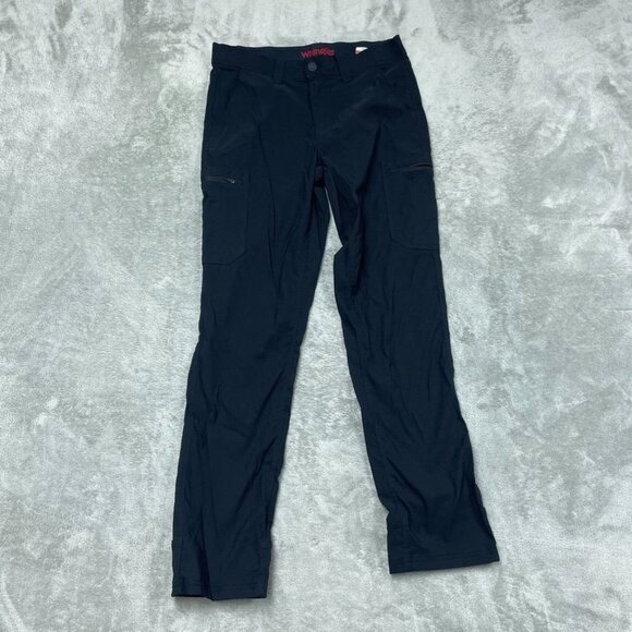 Wrangler Mens 32x32 Black Outdoor Nylon Cargo Pants Durable a1613 - Picture 1 of 4